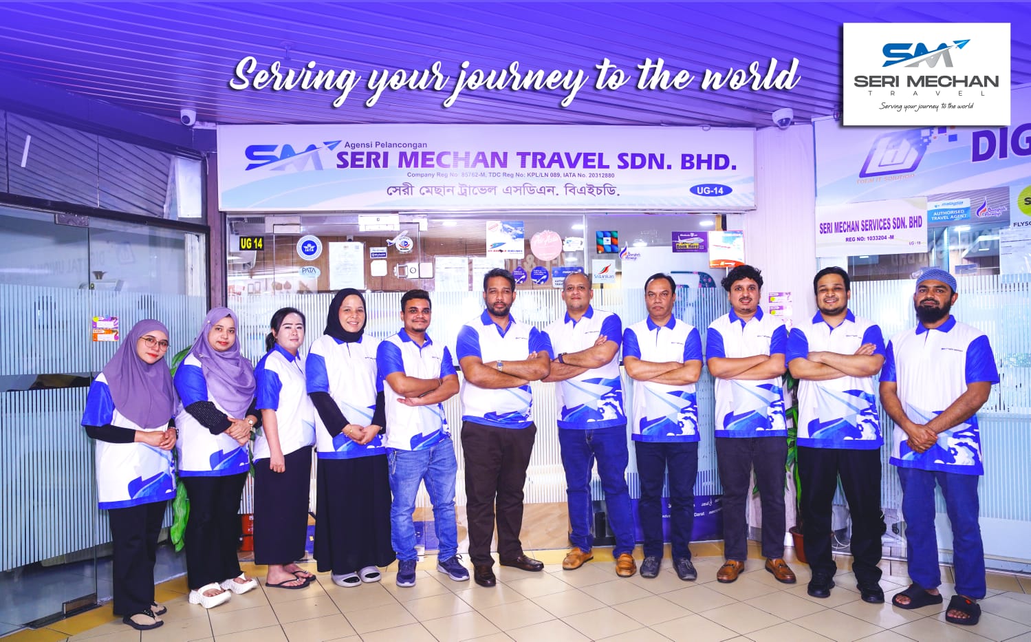 Seri Mechan Travel office team in Kuala Lumpur